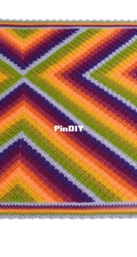 Polly Plum Fiber Arts - Polly Plum - Prismatic Blanket