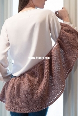 Red Heart-Arco Shawl by Italian Story Design Team-Free