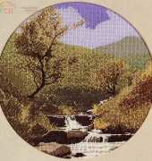 Heritage Circles JCMS243 Mountain Stream by John Clayton