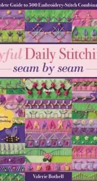 Valerie Bothhell - Joyful Daily Stitching - Seam by Seam