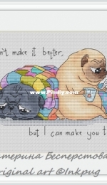 Pugs Series - Sweet Tea by Katerina Besperstova