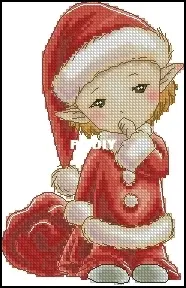 Lena Lawson Needlearts MSW-45 - Little Santa XSD