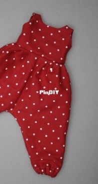 EFI Little Things _ 55 cm toy basic romper sewing pattern _ English