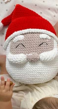Enjoy Toys Designs - Marina Kambur - Santa Pillow - Weihnachtsmannkissen - German
