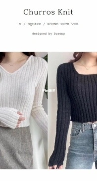 Churros Knit by Hyeonji Jin - Bosong