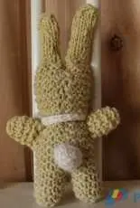 Simple Hand Knit Bunny by Tonya L Gunn /Natural Earth Farm-Free