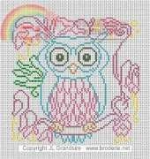 Broderie.net - Grandsire Jean-Louis - Chouette 7