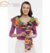 Premier Yarns-F00538 -Ruffled Rio Wrap by Deborah Norville -Free