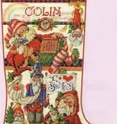 I Love Santas From Leisure Arts 4819 Donna Kooler 2nd Edition Stocking Collection