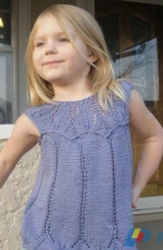 Dolphin Bay Eyelet Baby Top by Kelly Klem - Free