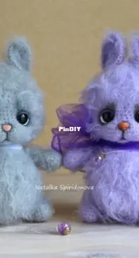 Natalka Spiridonova - Natalya/Natalia Spiridonova - Наталья Спиридонова - Gray bunny - Серый зайка - Russian