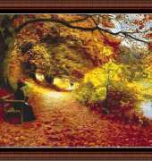 Classic Cross Stitch - New 652 Fall Walk