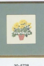 Haandarbejdets Fremme 30-5728 - Potted Plant Chrysthemum