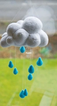 Rain Cloud Pattern by Elin Amanda Birath