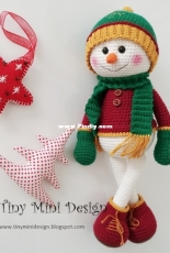 Amigurumi Aşkına - Tiny Mini Design - Demet Karabayır - Snowman Boy - Turkish - Free