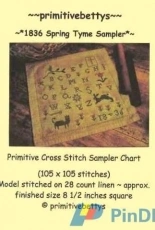 PrimitiveBettys - 1836 Spring Tyme Sampler