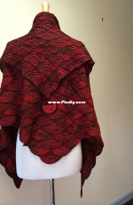 Uluru Shawl by Sue Grandfield