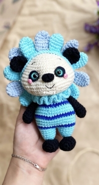 Crochet by Belousova - Happy Loops - Irina Belousova - Cute Panda - Russian