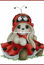 Bunny Ladybug by Svetlana Sichkar XSD