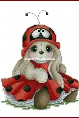 Bunny Ladybug by Svetlana Sichkar XSD
