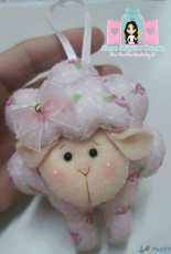 Laços Magicos Criaçoes Feltro Sheep Felt Pattern Carol Angeli - Portuguese