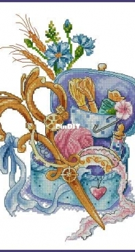 CrossMagicStitch - Copper scissors by Tascha Volk XSD
