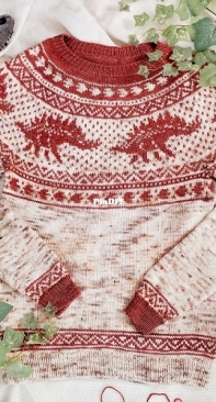 Stego Sweater by Mary P. Hunt