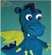 Michaela Harder-Baumann - Handpuppet Big Dragon - German