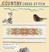 Pine Cone Runner - Country Christmas Cross Stitch
