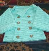 Infant’s Double Breasted Sweater - Cobbler’s Cabin - free