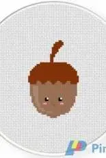 Daily Cross Stitch - Acorn