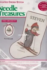 Needle Treasures (JCA) - 02897 The Skier Stocking - Hummel