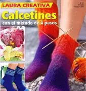 Laura creativa 29 Calcetines con el método de 4 pasos 2014 - Spanish