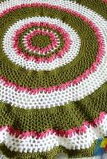 Crafting Friends Designs - Kate Wagstaff - Summer Trellis Round Afghan