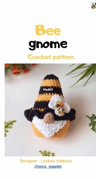 Toys Master - Lyubov Volkova - Bee Gnome