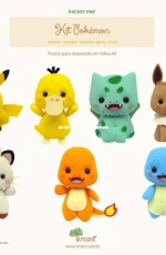 TIMART - Packet Pap - Pokemon - Felt - Portugese