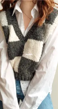 Classic V-Neck Vest by Bethany Mulcahy - Well-Loved Knits