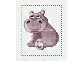 Ellen Maurer Stroh EMS - Babybook Zoo Motif Hippo