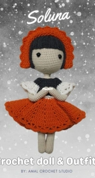 Amal Crochet Studio - Amal - Soluna doll & outfit