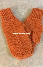 Spruce Tree Mittens by Emily Benson-Free