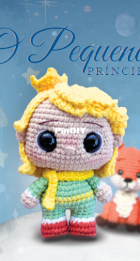 Caco Amigurumi - Juliana Sanches - Pequeno príncipe (Little prince) - Portuguese