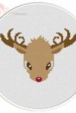 Daily Cross Stitch - Reindeer