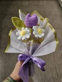 First customized mini bouquet