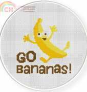 Daily Cross Stitch Go Bananas