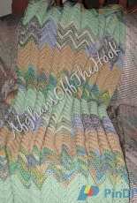Rachel Simister- Ridged Zig Zag Afghan- Free