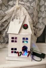 Paper mache house