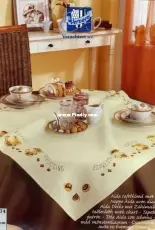 Vervaco 9.7874 Coffee Cups Tablecloth