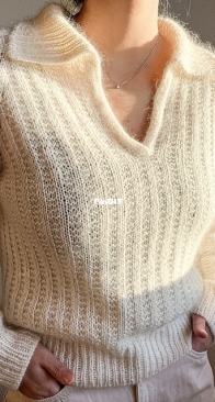 Umbria Collar Shirt by Jimin Lee - Cookie the Knitter