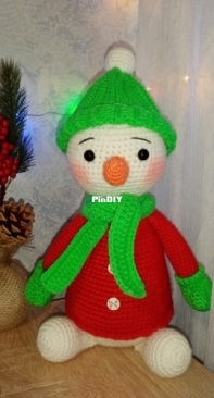 snowman in a hat