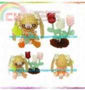 Long Ear Bunny&Tulips